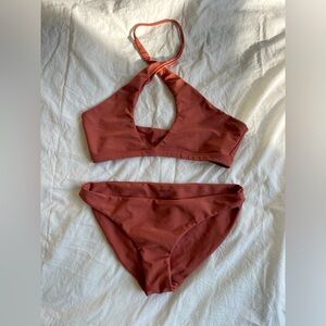 Mikoh cross strap bikini size L (comes up small)